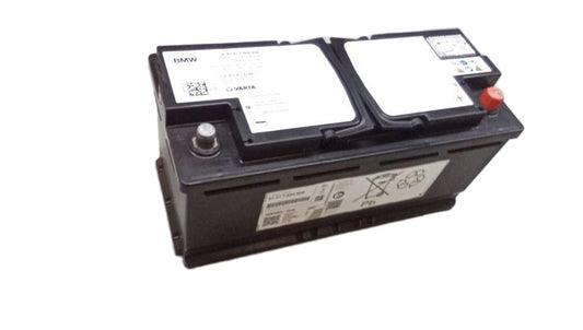 Batería AGM OEM 61217604808 para BMW G20, G30, F10, X5, X6... y más. Original BMW.