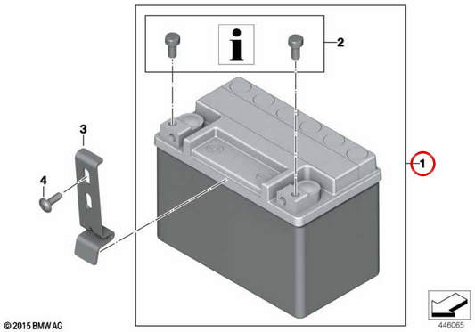 AGM-Batterie LTX12 OEM 61218389126 für BMW Motorräder F 750 GS, F 800 GS, F 850 GS, F 900 GS, F 900 R, F 900 XR, S 1000 RR, S 1000 XR, M 1000 XR... und mehr. Original BMW Motorrad