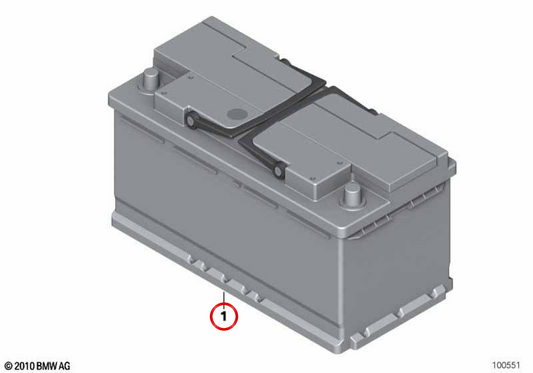 EFB 80AH OEM 61218720722 für BMW {f40, f44, f45, f46, f48, f39} und mini {f54, f55, f56, f57, f60}. Original BMW und Mini. Ideal für Start-/Stoppsysteme und hohe elektrische Leistung.