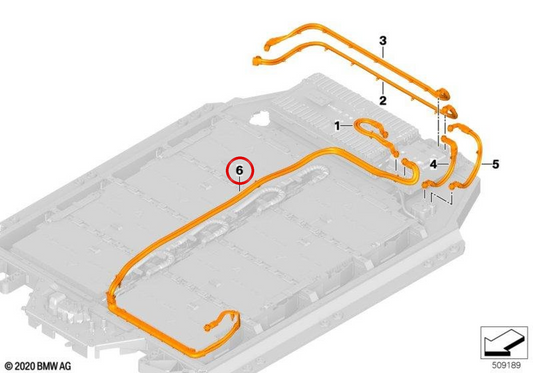 OEM -Anschlussmodul 6127836235 für BMW G08. Original BMW.