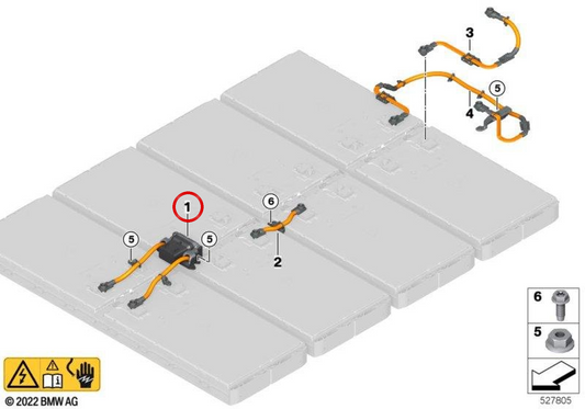 Élément de séparateur OEM LKT 61278849840 pour BMW G26. BMW d'origine.