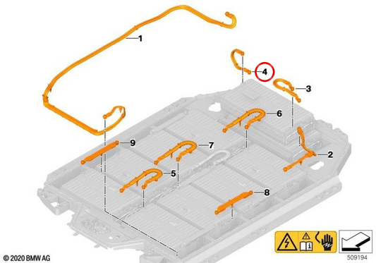 OEM -Anschlussmodul 61279424835 für BMW G08. Original BMW.