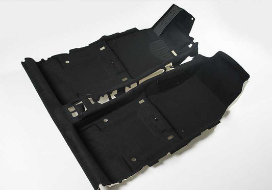 Protector inferior suelo OEM 51479181159 para MINI R56 {Cooper MF3, MF4, SU3, SU4, DMG3, DMG4, DSW3, DSW6, SMF7, SMF8}. Pieza original MINI, acabado Carbon Black.