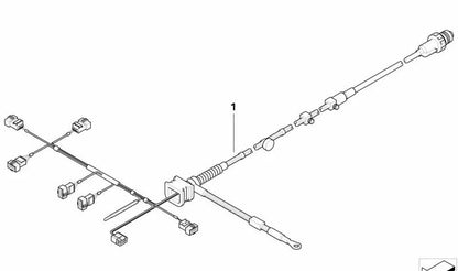 Cableado del motor y unidad de transmisión OEM 12517581112 para BMW E92 y E93 335i con motor N54. Compatible con versiones manuales y automáticas. Original BMW.