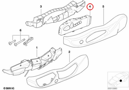 Módulo de control izquierdo OEM 61307036125 para BMW E46, E63, E83, E85, E86. Original BMW.