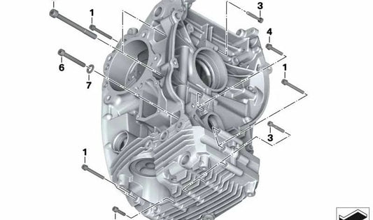 Arandela de junta OEM 11117682756 para motos BMW R 1200 GS, R 1200 RT, R nineT... y más. Original BMW Motorrad.