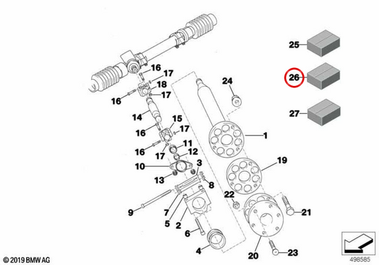 Button Démarrer / stop start OEM 61312485029 pour BMW X5 E70 et X6 E71. BMW d'origine.