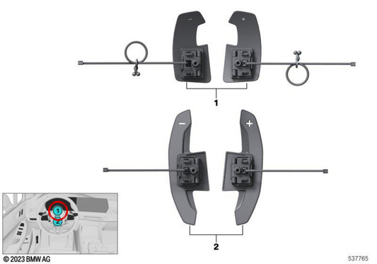 OEM 61315A0C7 change cams for BMW F70, U06, U11, U12, U10. Original BMW.