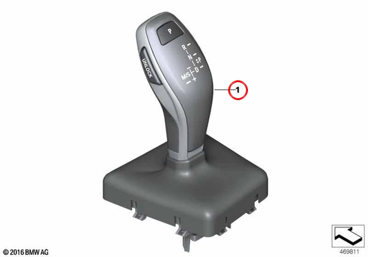 Gear shift selector (OEM 61316991604) for BMW F48, F39. Original BMW