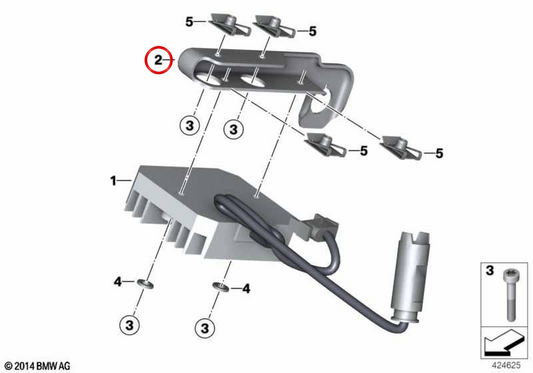 Generator regulator support OEM 61317690871 for BMW F800GT, F800S, F800ST, F800R motorcycles. Original BMW Motorrad.