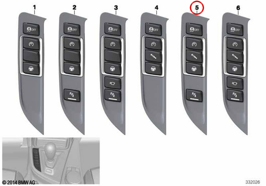Unidad de control consola central OEM 61317850487 para BMW F80, F82, F83, F87. Original BMW.