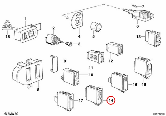 Chauffage de lunette arrière / Conditionnement / recirculation OEM 61318371020 pour BMW E36. BMW d'origine.
