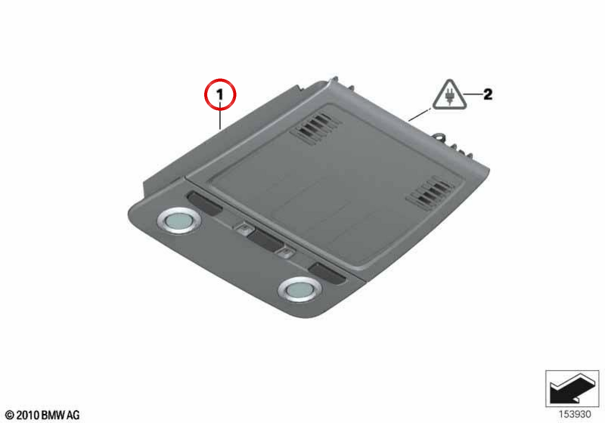 Modulo di controllo del tetto OEM 61319225475 per BMW E90, E91, E92, E84. BMW originale.