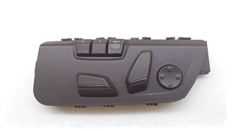 Interruptor reglaje asiento izquierdo OEM 61319347457 para BMW Serie 6 F06, F12, F13... y más. Original BMW.