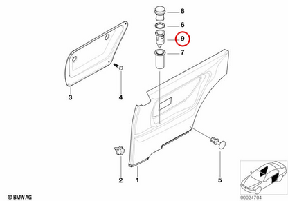 BMW leichter Take E36, E46, E60, E61, E63, E83, E53 (OEM 61346973036). Original BMW