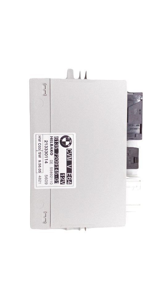ELECTRIC MODULE CAPOTA OEM 61357209145 for BMW E64, E64N (6 Cabrio Series). Original convertible roof control. Original BMW.
