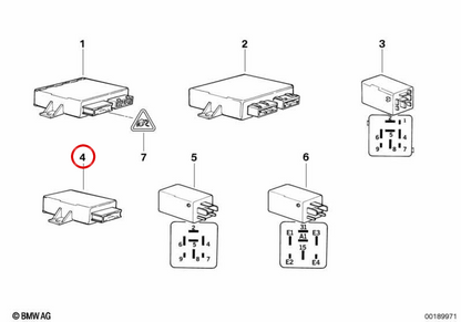OEMPARABRISAS Windshield Control Module 61358366366 for BMW E36. Original BMW.