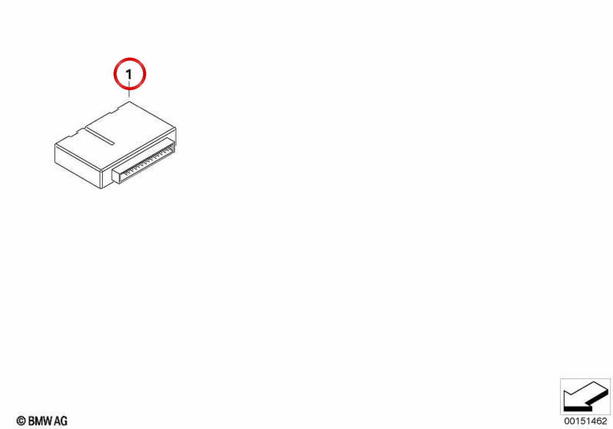 Modulo corporeo gateway per BMW 5 E60 Series, E61, 6 E63, E64 (OEM 61359176076). BMW originale