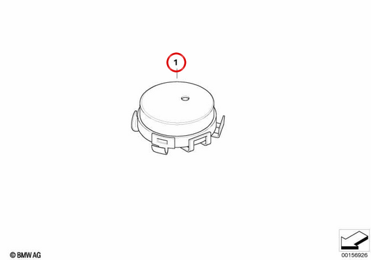 Pluie, capteur léger et solaire OEM 61359214977 pour BMW E70, E71, E72. BMW d'origine.