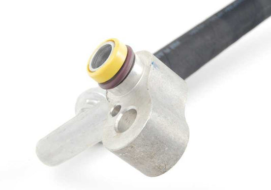 Tubo de alta presión del compresor al condensador OEM 64536910804 para BMW E60 y E61. Original BMW.