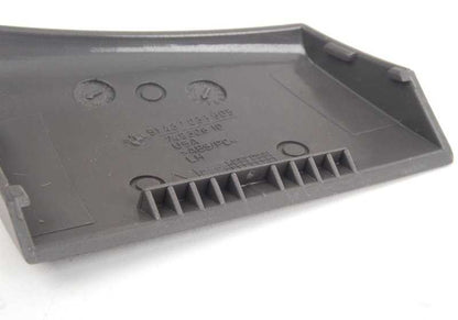Cintura sinistra grigia di portata di portata 51437055417 per BMW Z4 E85. BMW originale.