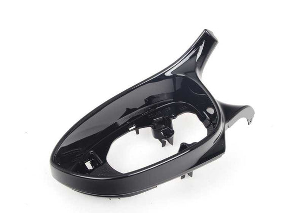 Anillo embellecedor negro brillo izquierdo OEM 51168045063 para BMW E82, E90. Original BMW.