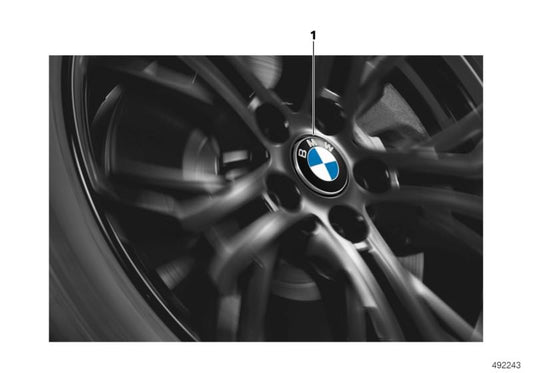 Tapacubos con logo BMW fijo OEM 36122455268 para BMW F40, F44, F45, F46, G42, U06, G87, G20, G21, G28, G80, G81, G22, G23, G26, G82, G83, F90, G30, G31, G60, G61, G68, G90, G99, G32, G11, G12, G70, F91, F92, F93, G14, G15, G16, F48, U11, U12, F39, U1