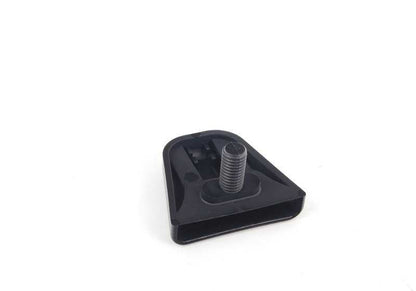 Tapa embellecedora de enganche cinturón OEM 51468208863 para BMW F20, F22, F30, F34, F35, F80, E90, E60, F10, F06, F93, G16, F87, F82, E39. Color negro. Original BMW.
