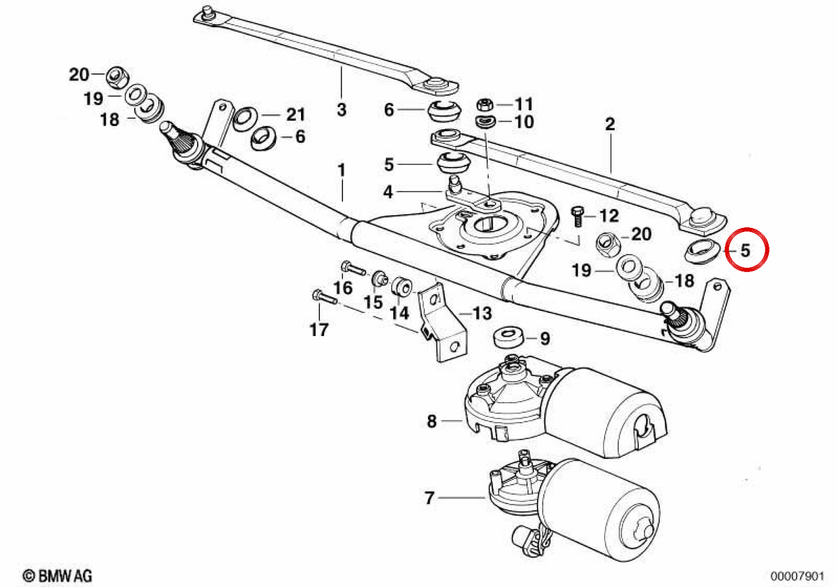 OEM 61611370649 engine ventilation bellows for BMW E30 and E36. Original BMW.