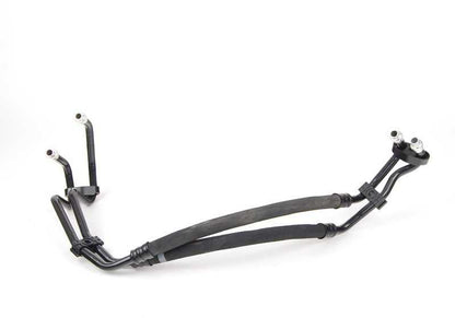 Tubo de refrigeración de aceite OEM 17227836831 para BMW Z4 E85 y E86 Z4 M 3.2 (S54). Modelos compatibles: BT91, BT92, BT93, DU91, DU92, DU93. Original BMW.