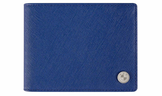 Cartera de cuero BMW con monedero OEM 80215B319B0, diseño elegante y práctico con múltiples compartimentos. Accesorio original BMW para estilo y funcionalidad en tu día a día. Original BMW.