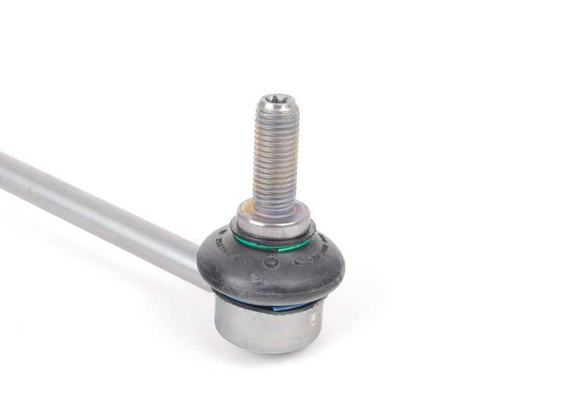Bieleta delantera izquierda OEM 37116859653 para BMW E70, E70N, F15, F85, E71, F16, F86. Repuesto original BMW.