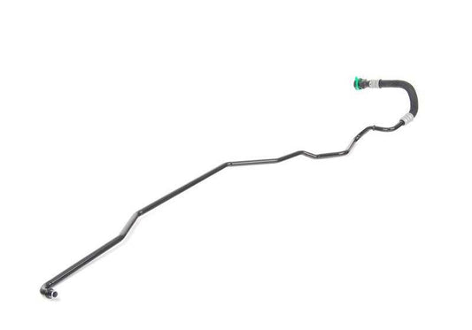 Tubería de refrigeración de aceite OEM 17227572711 para BMW E82, E88, E90, E91, E92, E93. Original BMW.