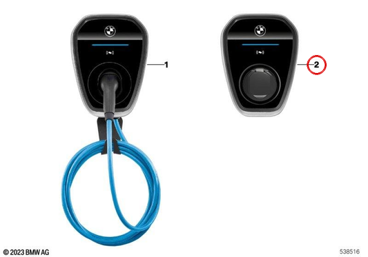 La boîte Wall et le chargeur OEM 61905A7A8A4 pour BMW U06, F30, G20, G21, G26, G30, G31, G60, G61, G68, G11, G12, G70, U11, U12, F39, U10, G01, G08, F15, G05, G09 , I01, i12, i15, i20. BMW d'origine.