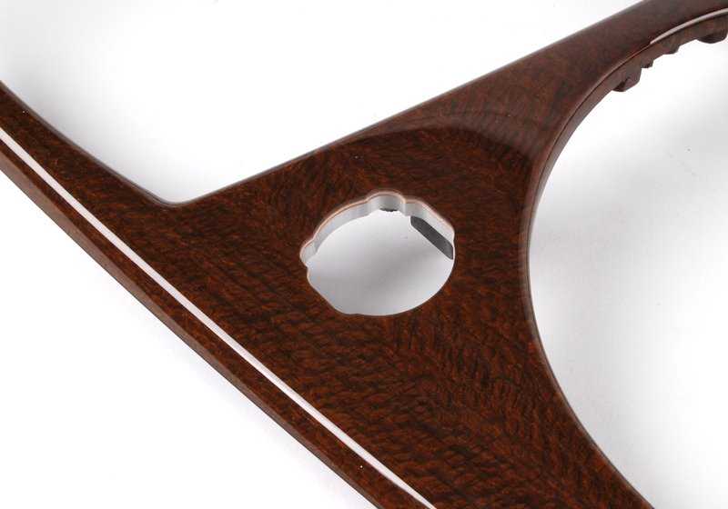 Console centrale di legno di legno OEM 51167053113 per BMW Z4 E85 ed E86 (Modelli 2.0i, 2.2i, 2.5i) con cambiamento manuale e automatico. BMW originale.