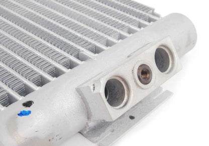 Engine Oil Cooler for BMW 1 Series F20 F20N F21 F21N, 2 Series F22 F23, 3 Series F30 F31 F34 F35, 4 Series F32 F33 F36 (OEM 17217618360). Original BMW.