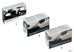 OEM 61122336423 micro USB adapter for BMW E81, E87, F20, F30, F10, X5, X6... and more. Genuine BMW.