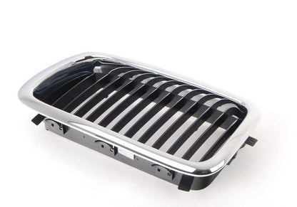 Rejilla decorativa izquierda OEM 51138125811 para BMW E38. Pieza original BMW.