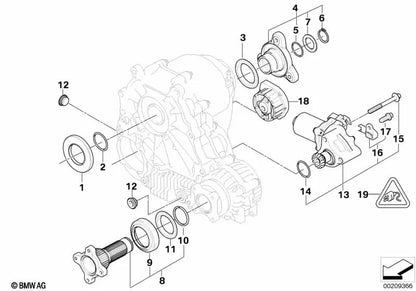 Juego de Actuadores para BMW Serie 3 E90, E90N, E91, E91N, E92, E92N; Serie 5 E60, E60N, E61, E61N (OEM 27107546671). Original BMW