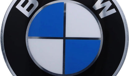 Emblema tapacubos OEM 36131122132 para BMW E12, E28, E34, E24, E23, E32. Original BMW.