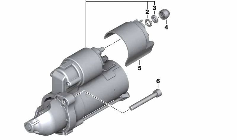 OEM Anlasser 12417712231 für BMW Motorräder R 1200 GS, R 1200 RT, R nineT, R nineT Pure, R nineT Scrambler... und mehr. Original BMW Motorrad.