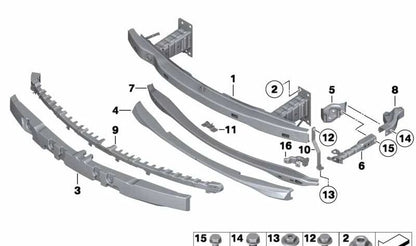 SUPERIOR BUMBOR OEM 51647227970 for BMW E92 and E93 (316i, 318i, 320d, 320d xDrive). Original BMW.