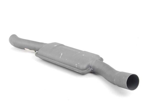Silencioso intermedio OEM 18121107891 para BMW E30 (316i, 318i, 320i, 323i, 325i, 325e, M3). Recambio original BMW. Ideal para sistema de escape central.