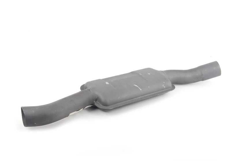 Silencioso intermedio OEM 18121107891 para BMW E30 (316i, 318i, 320i, 323i, 325i, 325e, M3). Recambio original BMW. Ideal para sistema de escape central.