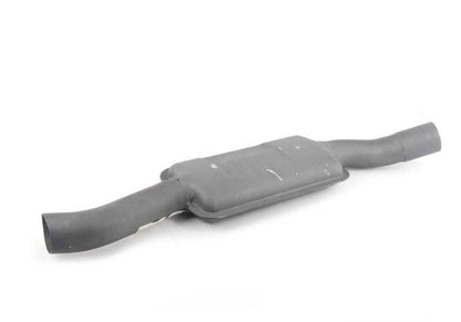 Silencioso intermedio OEM 18121107891 para BMW E30 (316i, 318i, 320i, 323i, 325i, 325e, M3). Recambio original BMW. Ideal para sistema de escape central.