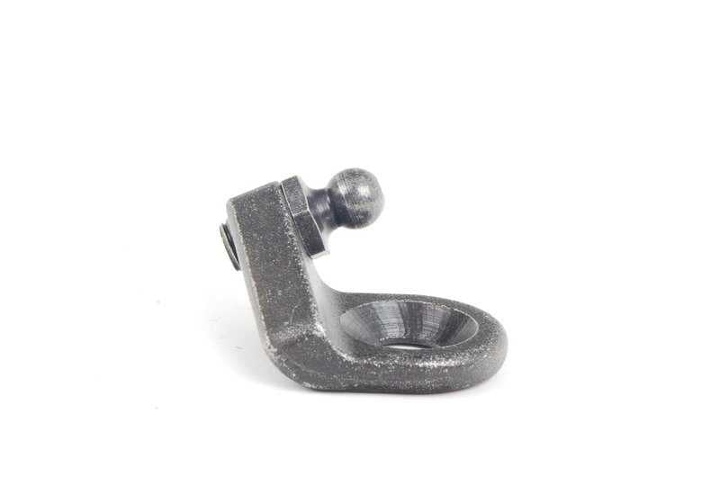 Soporte de amortiguador de gas izquierdo para BMW Serie 7 E65, E66 (OEM 41217028451). Original BMW.