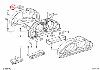 CODIERECKER OEM 62118351800 für BMW E34. Original BMW.