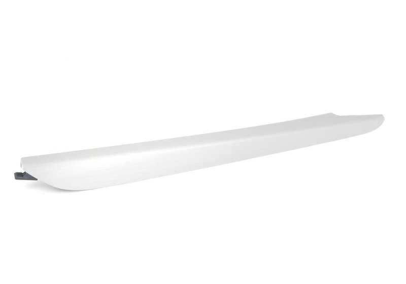 Embellecedor aluminio consola central izquierda OEM 51169270597 para BMW X5 F15. Original BMW.