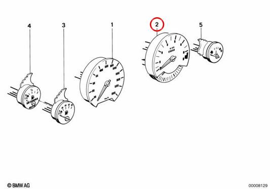 TAKING REALVOLUTIONS WITH CONSUMPTION INDICATOR OEM 62138351009 for BMW E34, E32. Original BMW.