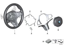 Câble de connexion pour la série BMW 1 F40, série 2 F44, série 3 G20, G21, G28, 4 G22 Série (OEM 32308746683). BMW d'origine